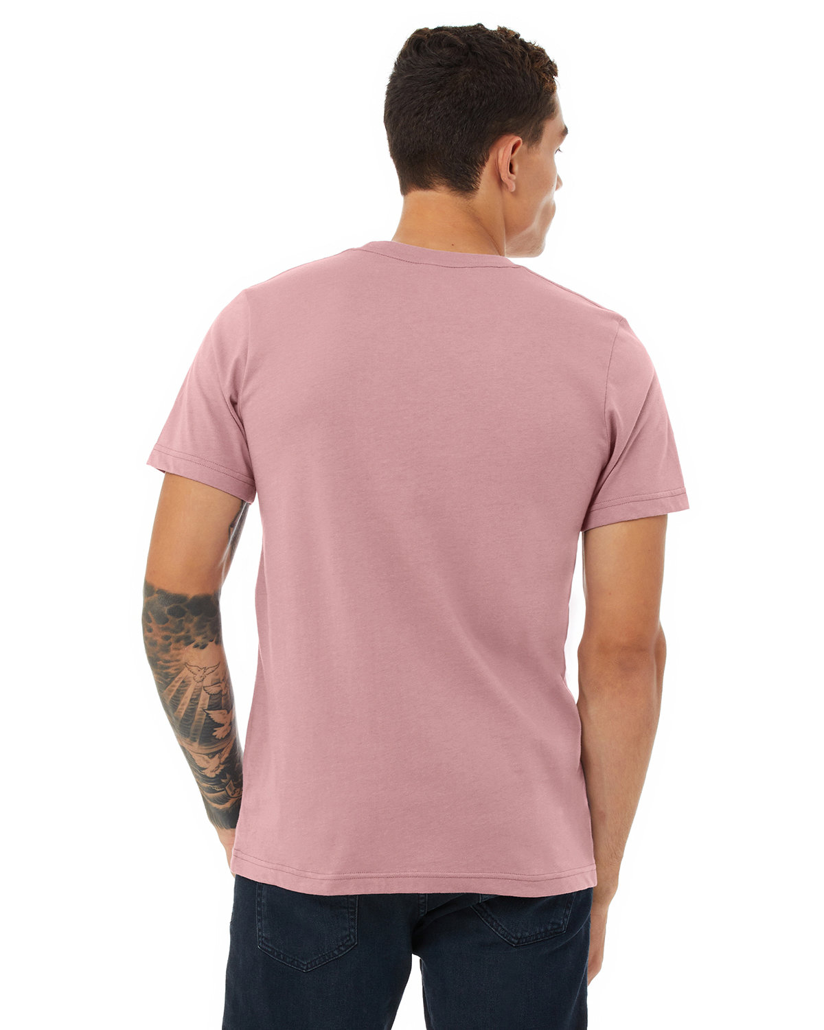 3001C Bella + Canvas Unisex Jersey Short Sleeve Tee - Back Image