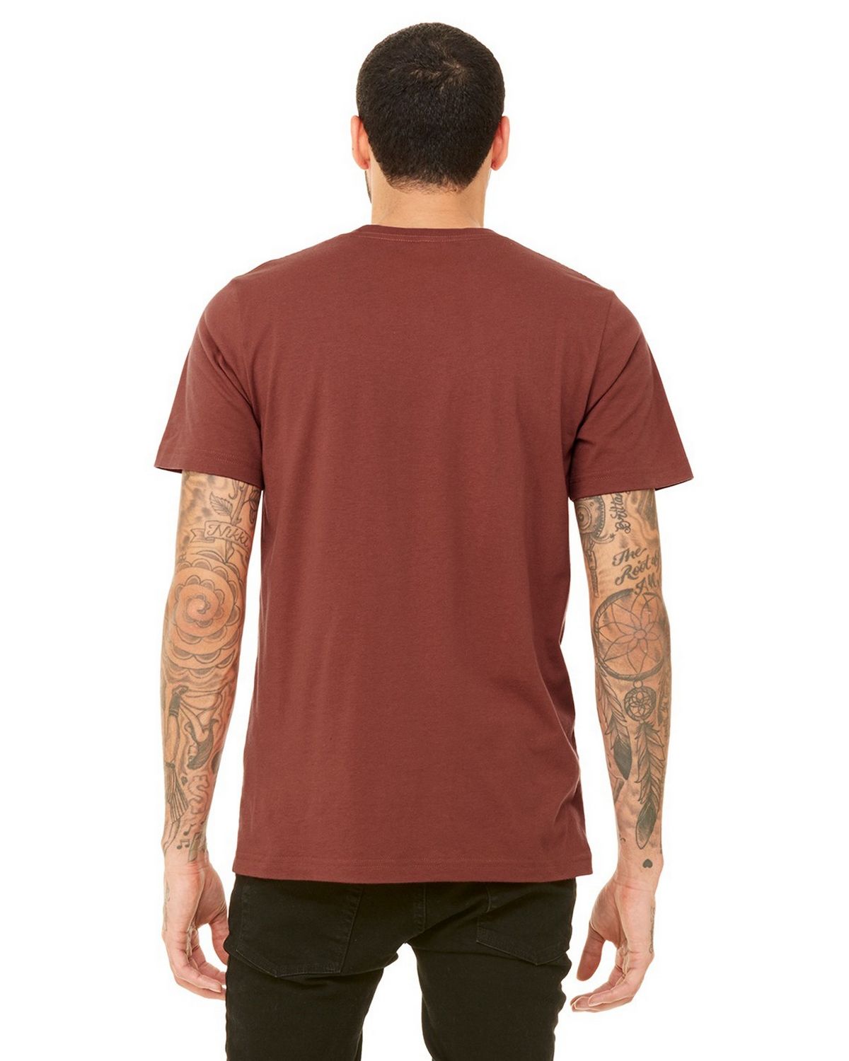 3001C Bella + Canvas Unisex Jersey Short Sleeve Tee - Back Image