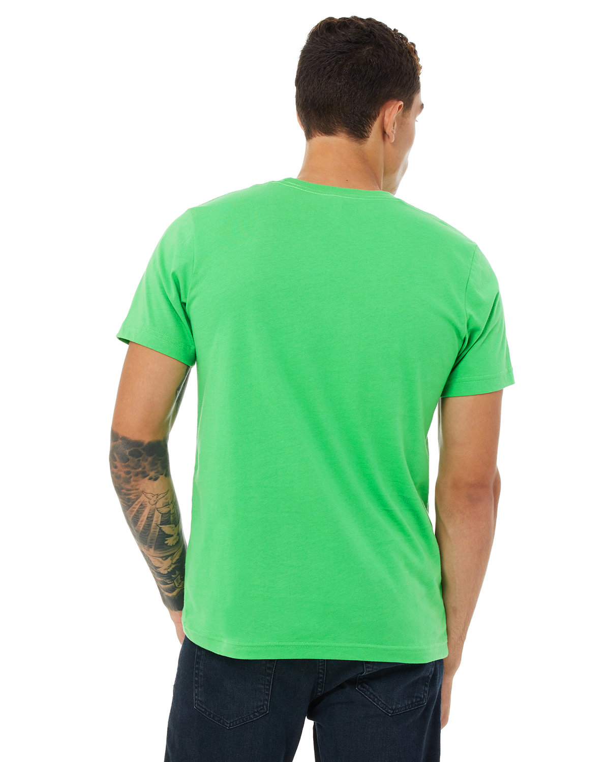 3001C Bella + Canvas Unisex Jersey Short Sleeve Tee - Back Image