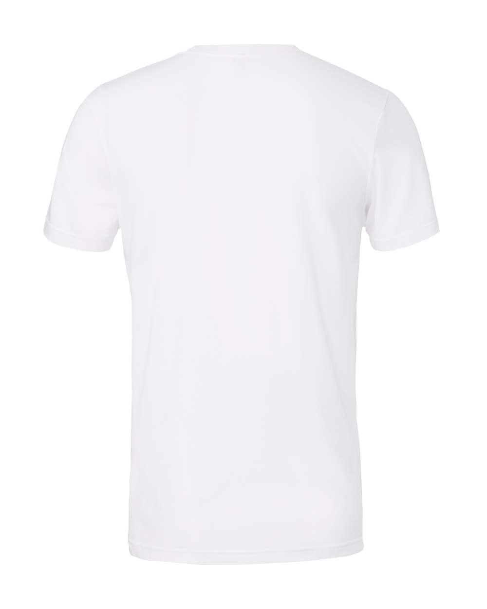 3001CVC Bella + Canvas Unisex Jersey Short Sleeve Tee - Back Image