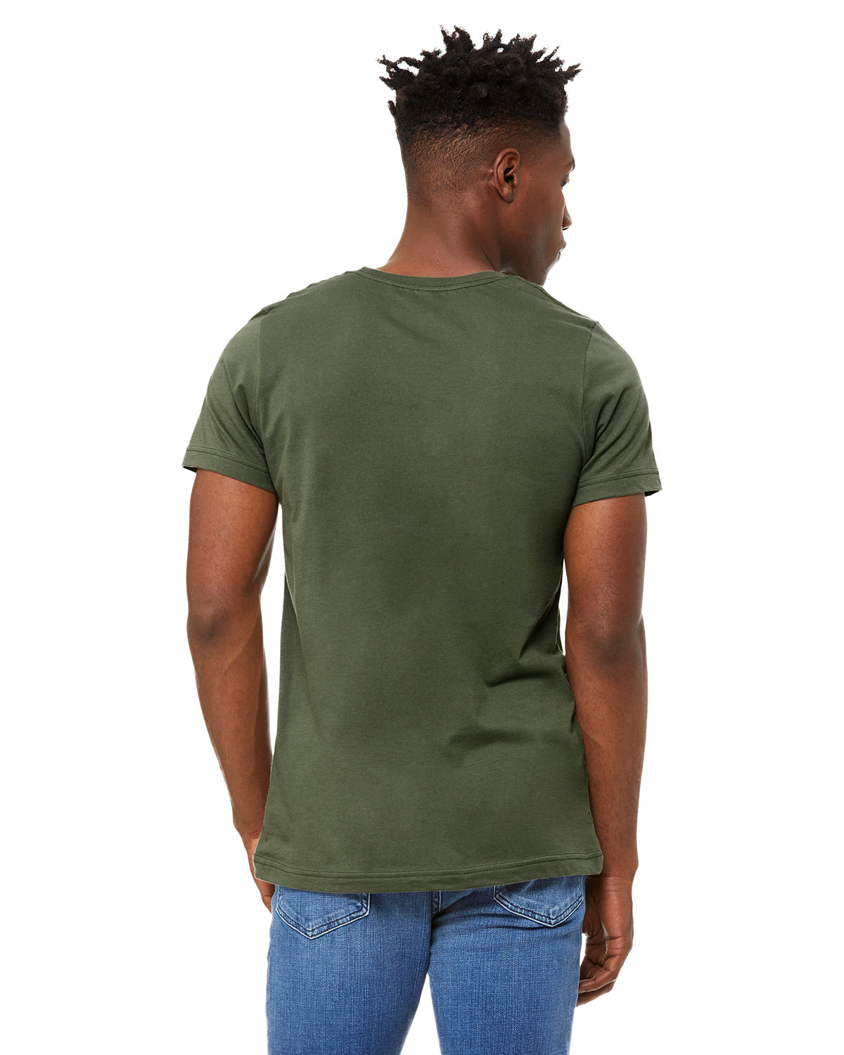 3001U Bella + Canvas Unisex USA-Made Jersey Tee - Back Image