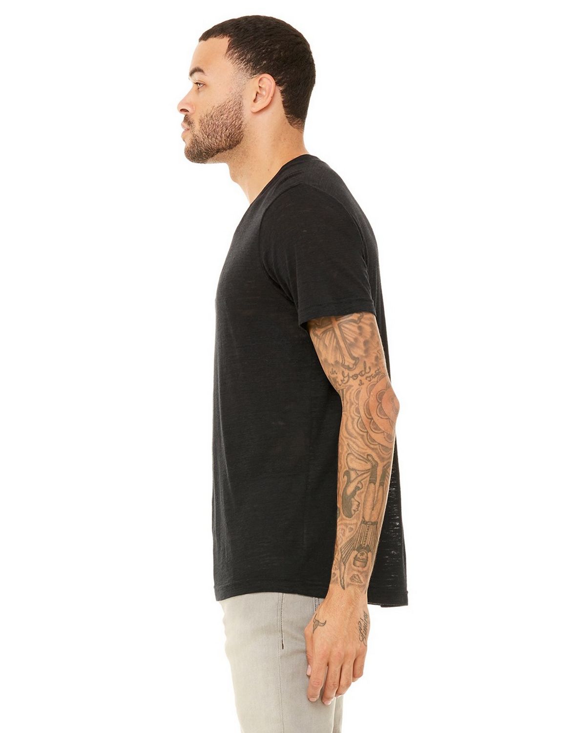 3005 Bella + Canvas Unisex Jersey V-Neck Tee - Siide Image