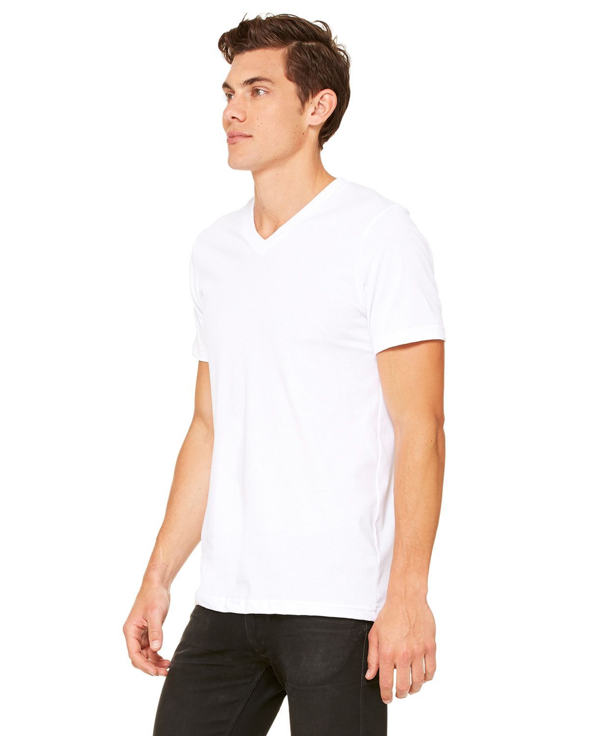 3005 Bella + Canvas Unisex Jersey V-Neck Tee - Siide Image