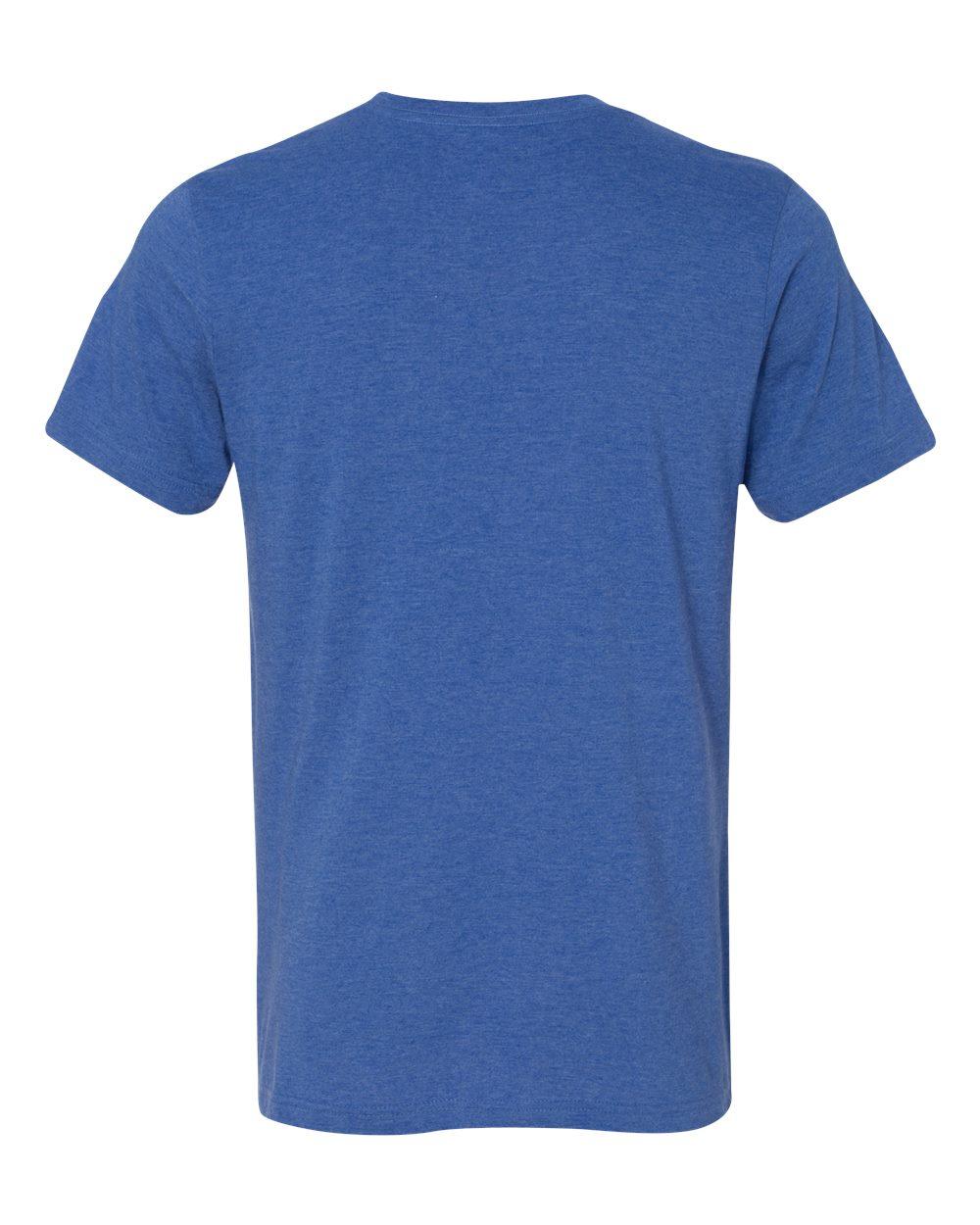 3021 Bella + Canvas Men’s Short Sleeve T-Shirt With Pockets - Back Image