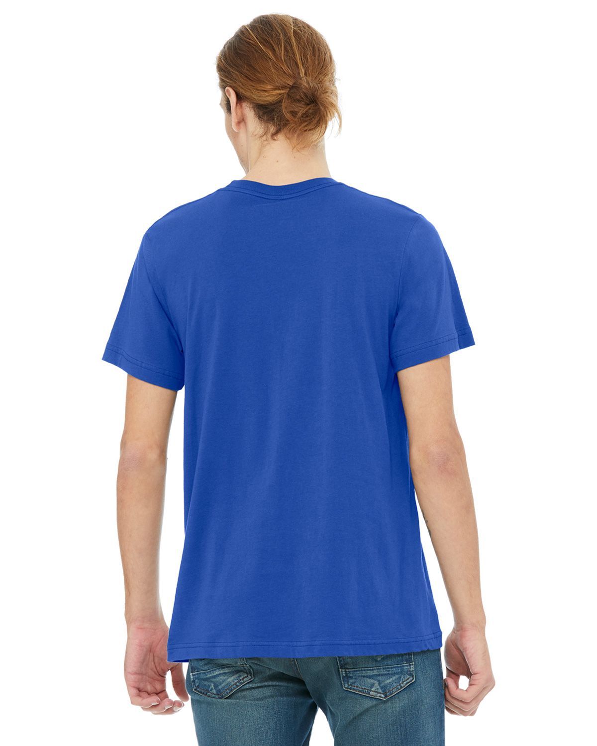 3021 Bella + Canvas Men’s Short Sleeve T-Shirt With Pockets 3021 Bella + Canvas Men’s Short Sleeve T-Shirt With Pockets - Back Image