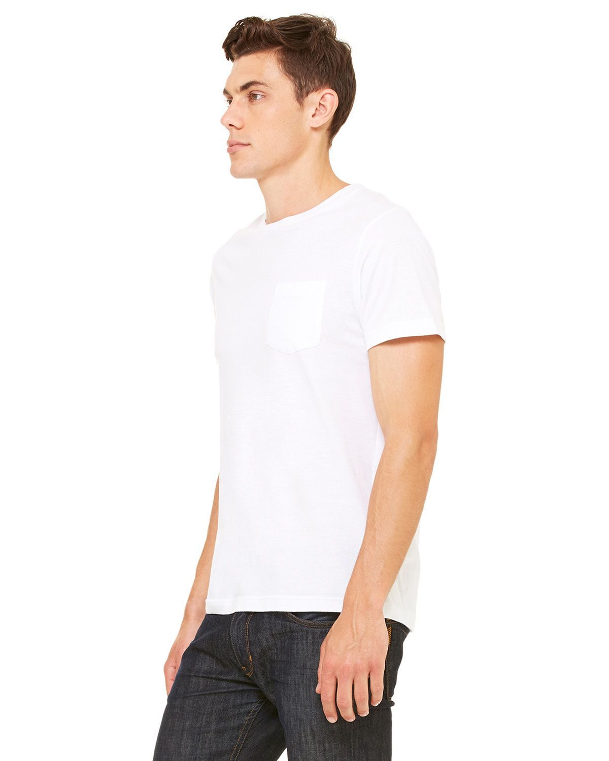 3021 Bella + Canvas Men’s Short Sleeve T-Shirt With Pockets - Siide Image