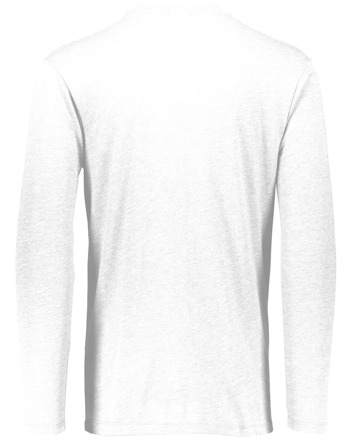 3075 Augusta Sportswear Triblend Long Sleeve T-Shirt 3075 Augusta Sportswear Triblend Long Sleeve T-Shirt - Back Image