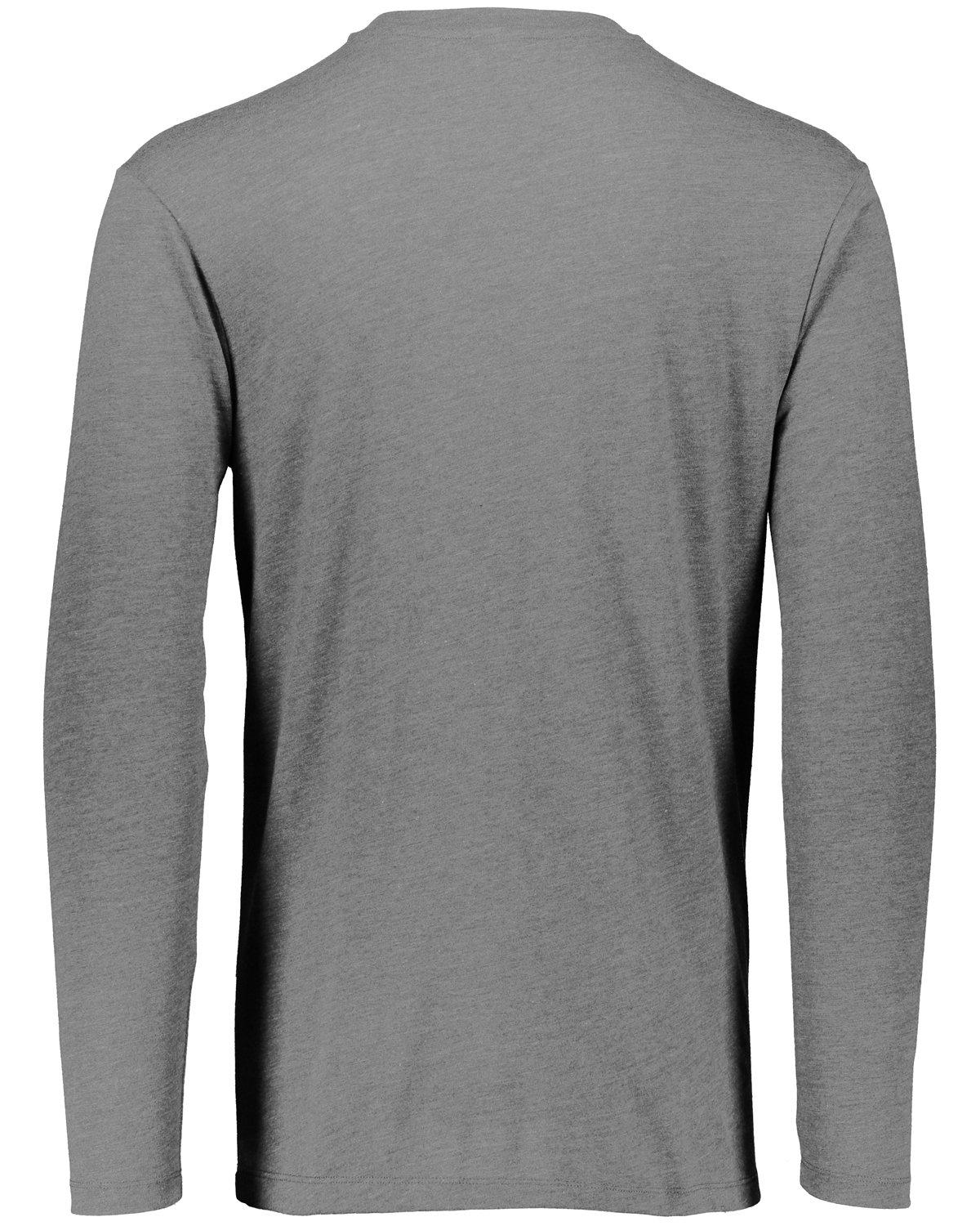 3076 Augusta Sportswear Youth Triblend Long Sleeve T-Shirt 3076 Augusta Sportswear Youth Triblend Long Sleeve T-Shirt - Back Image