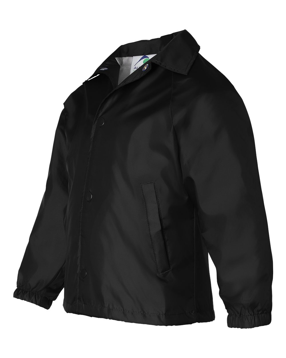 3101 Augusta Drop Ship Youth Lined Nylon Coachs Jacket - Siide Image