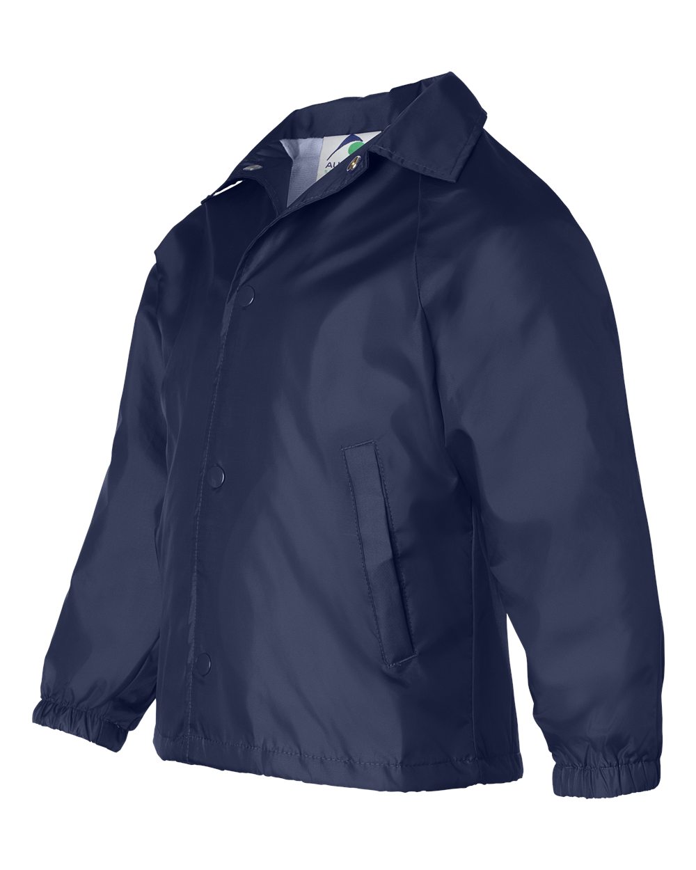 3101 Augusta Drop Ship Youth Lined Nylon Coachs Jacket - Siide Image
