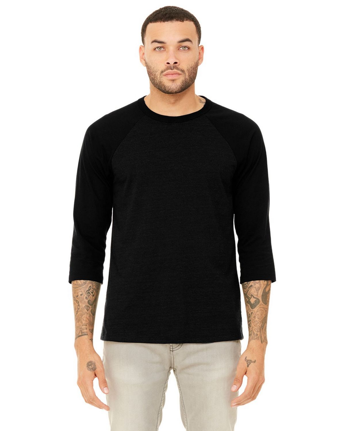 3200 Bella + Canvas Unisex 3/4 Sleeve Baseball Tee 3200 Bella + Canvas Unisex 3/4 Sleeve Baseball Tee