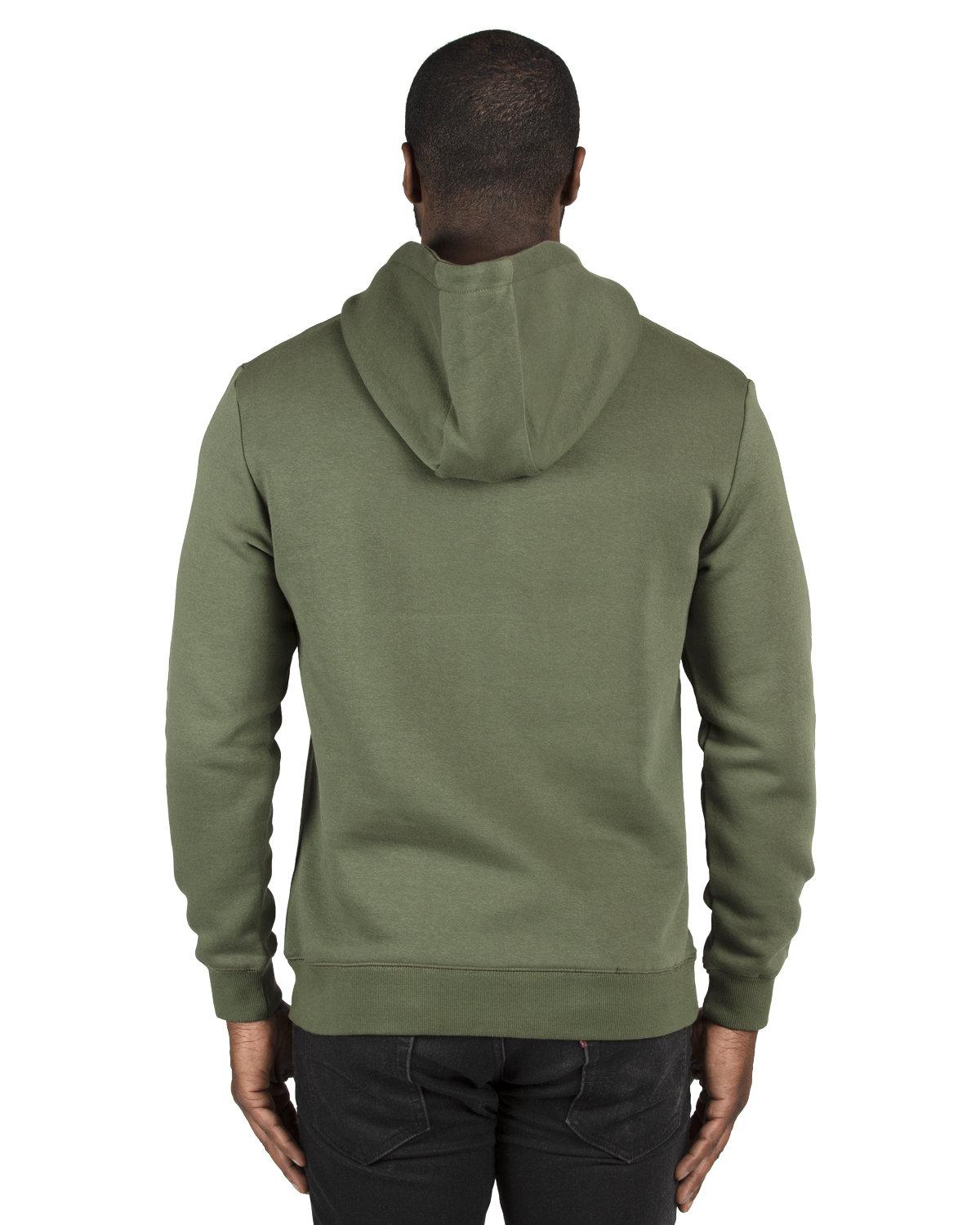 320H Threadfast Apparel Unisex Ultimate Fleece Pullover Hooded Sweatshirt 320H Threadfast Apparel Unisex Ultimate Fleece Pullover Hooded Sweatshirt - Back Image