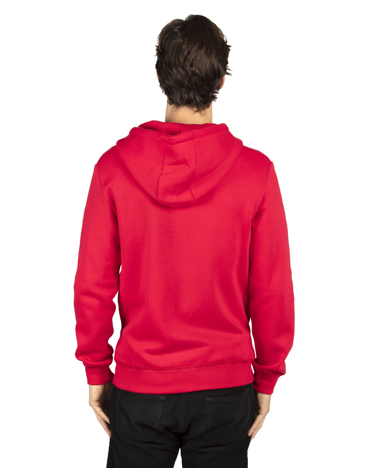 320Z Threadfast Apparel Unisex Ultimate Fleece Full-Zip Hooded Sweatshirt - Back Image