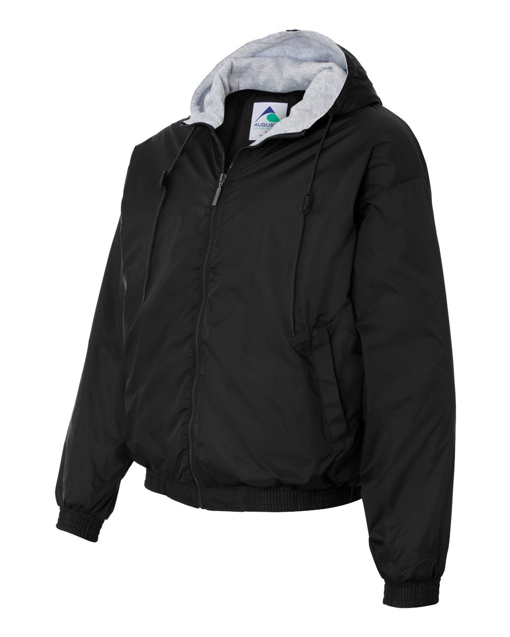 3280 Augusta Drop Ship Hooded Taffeta Jacket - Siide Image