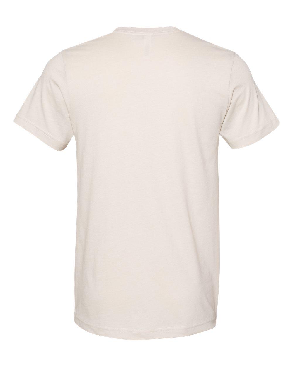 3301C Bella + Canvas Unisex Short Sleeve Sueded T-Shirt 3301C Bella + Canvas Unisex Short Sleeve Sueded T-Shirt - Back Image