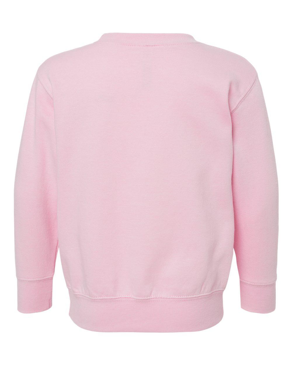 3317 Rabbit Skins Toddler Fleece Sweatshirt - Back Image