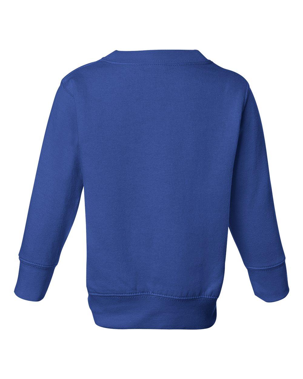 3317 Rabbit Skins Toddler Fleece Sweatshirt - Back Image