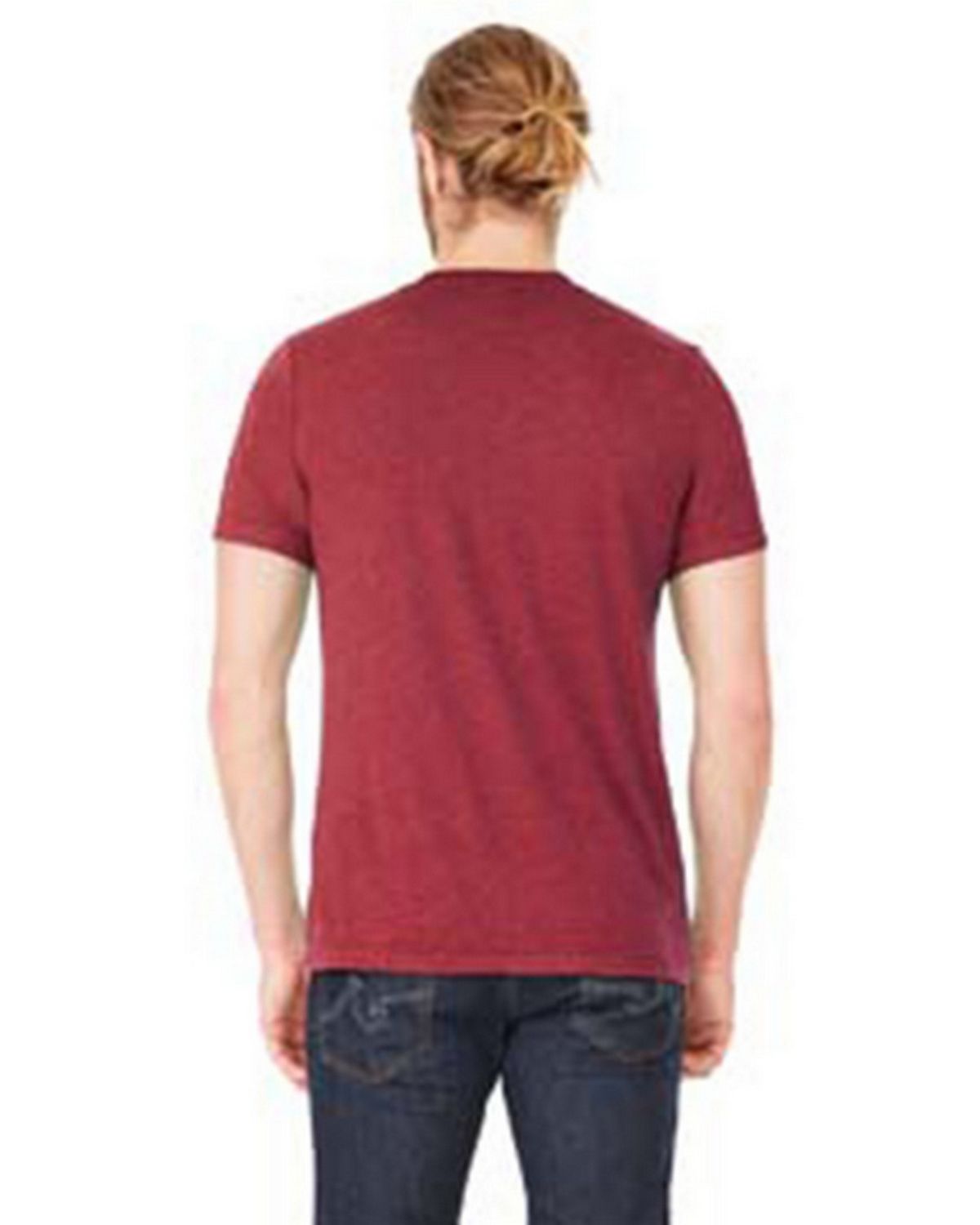 Bella + Canvas Direct to Film (DTF) 3413C Short Sleeve Triblend T-shirt - Back Image