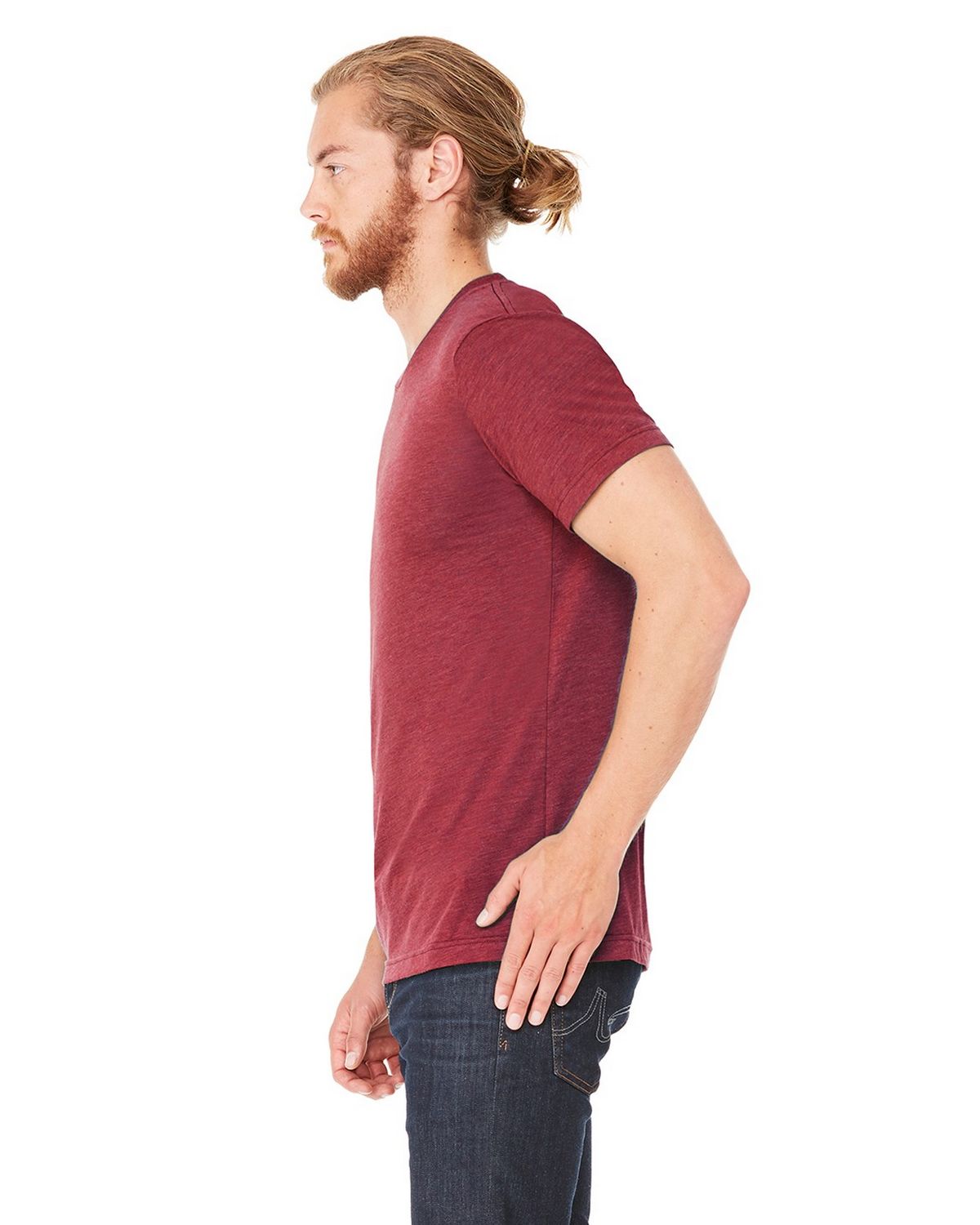 Bella + Canvas Direct to Film (DTF) 3413C Short Sleeve Triblend T-shirt - Siide Image