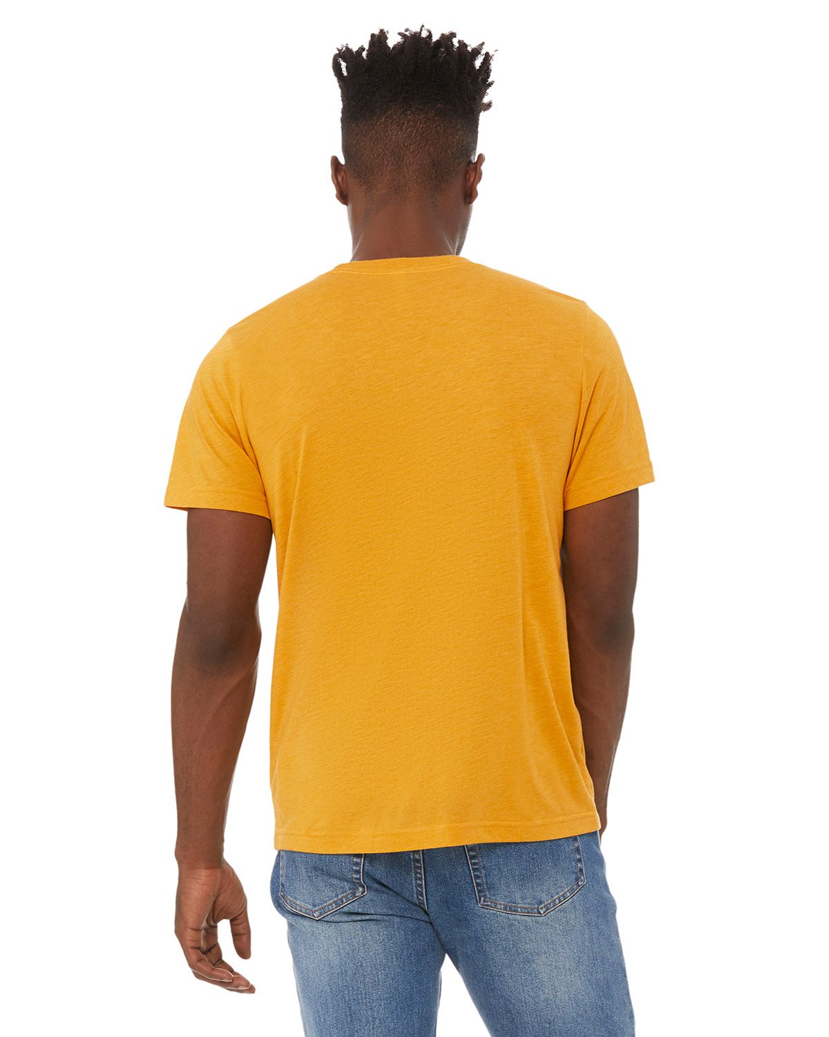 3413C Bella + Canvas Short Sleeve Triblend T-shirt - Back Image