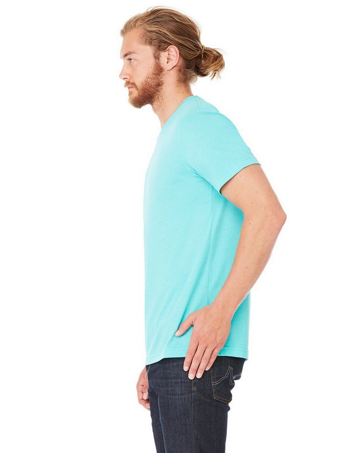 Bella + Canvas Direct to Film (DTF) 3413C Short Sleeve Triblend T-shirt - Siide Image