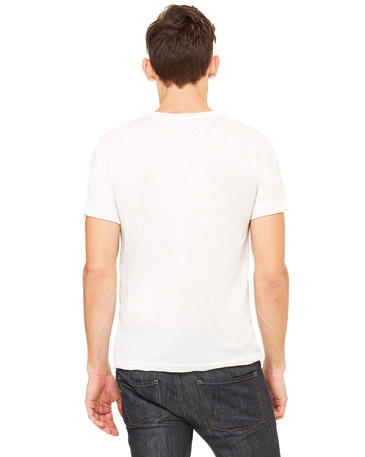 3415C Bella + Canvas Unisex V-Neck Short Sleeve T-shirt - Back Image