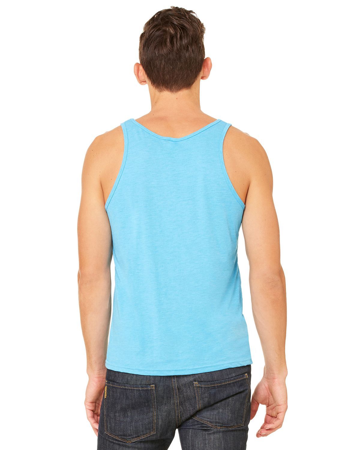 3480 Bella + Canvas Unisex Jersey Tank Top 3480 Bella + Canvas Unisex Jersey Tank Top - Back Image