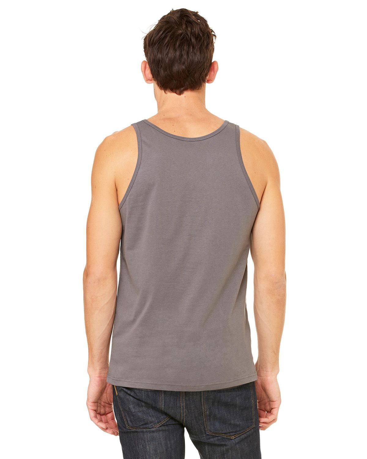 3480 Bella + Canvas Unisex Jersey Tank Top - Back Image