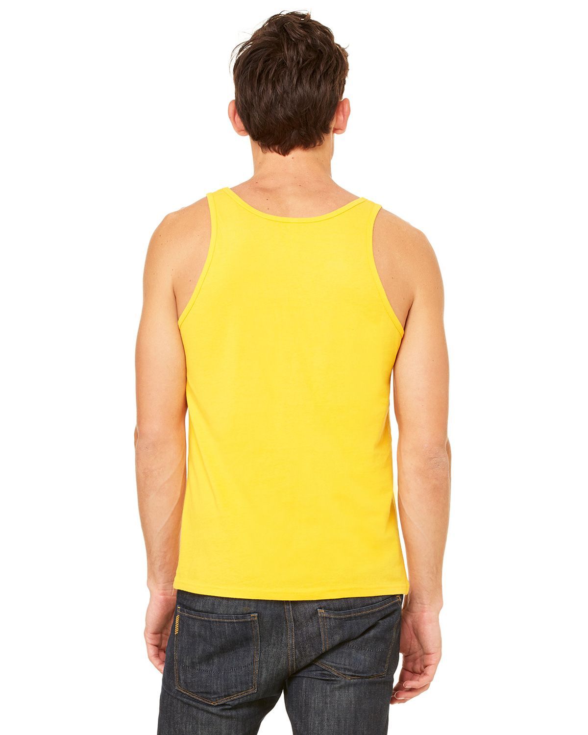 3480 Bella + Canvas Unisex Jersey Tank Top - Back Image