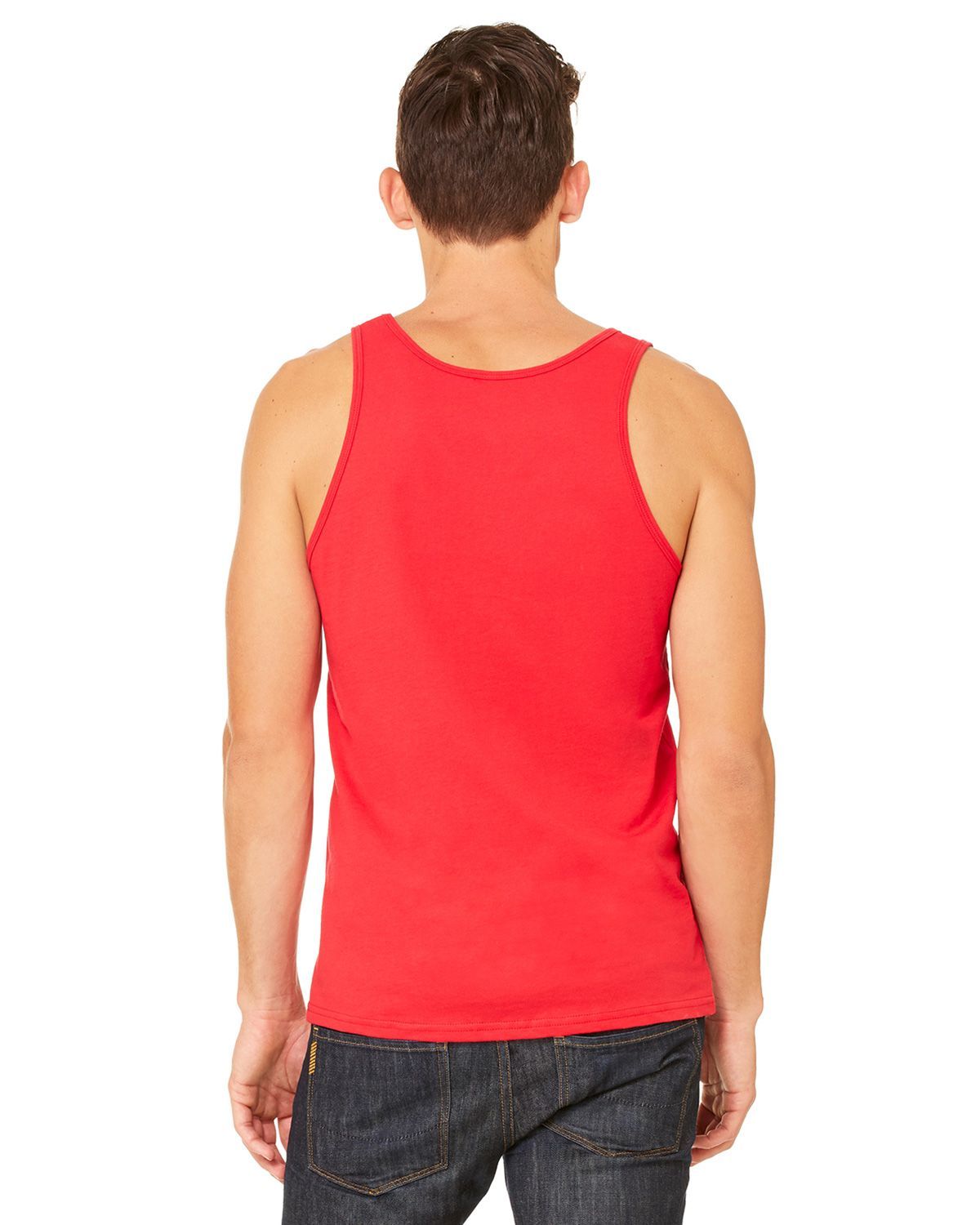3480 Bella + Canvas Unisex Jersey Tank Top - Back Image