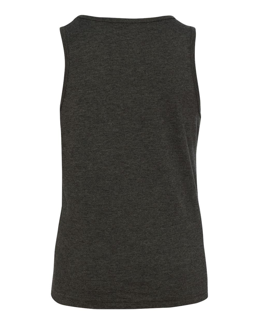 3480Y Bella + Canvas Youth Jersey Tank Top - Back Image