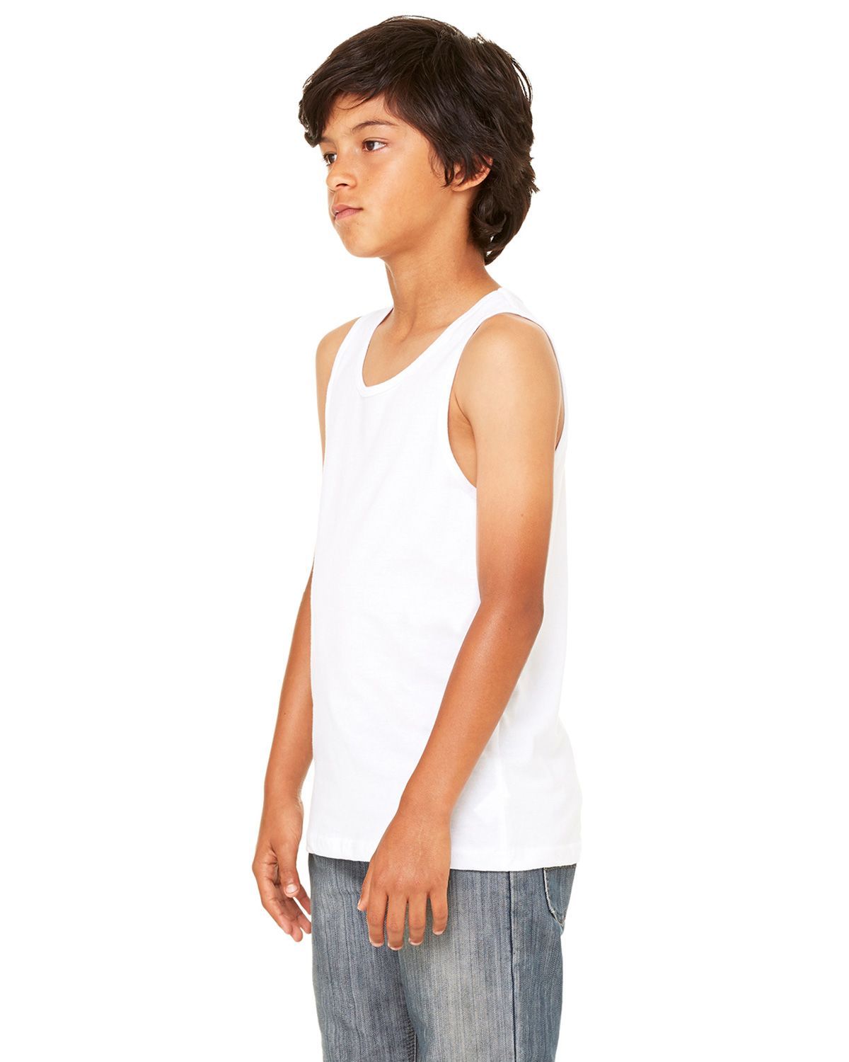 3480Y Bella + Canvas Youth Jersey Tank Top 3480Y Bella + Canvas Youth Jersey Tank Top - Siide Image