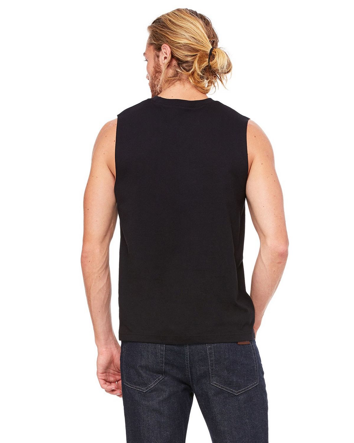 3483 Bella + Canvas Unisex Jersey Muscle Tank 3483 Bella + Canvas Unisex Jersey Muscle Tank - Back Image