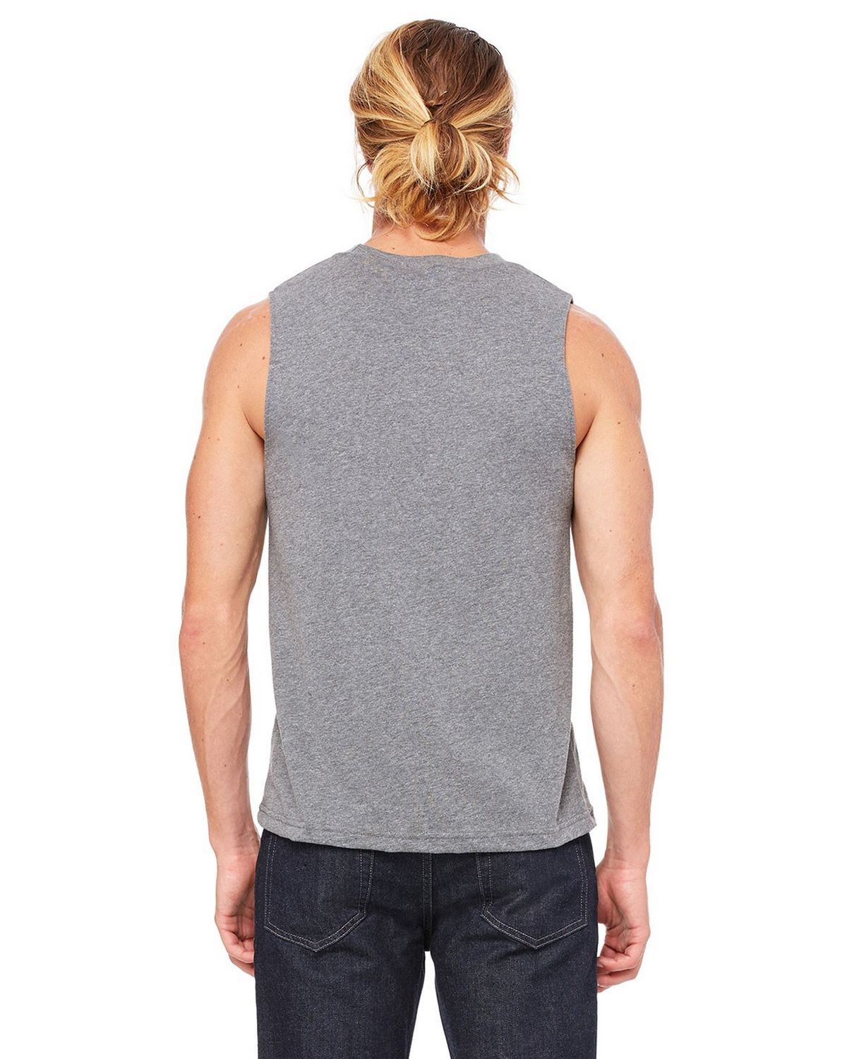 3483 Bella + Canvas Unisex Jersey Muscle Tank - Back Image