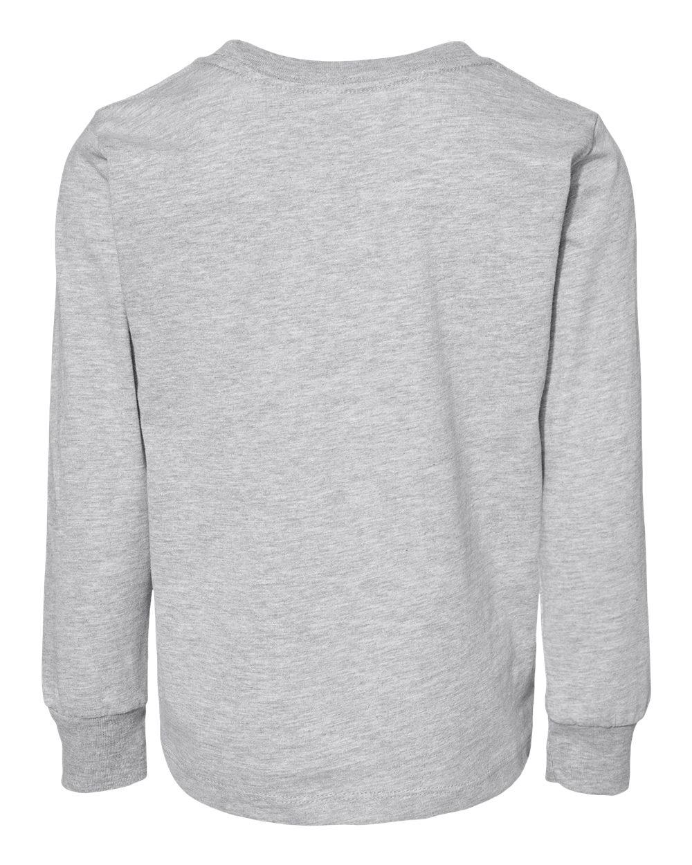 3501T Bella + Canvas Toddler Jersey Long Sleeve T-Shirt - Back Image