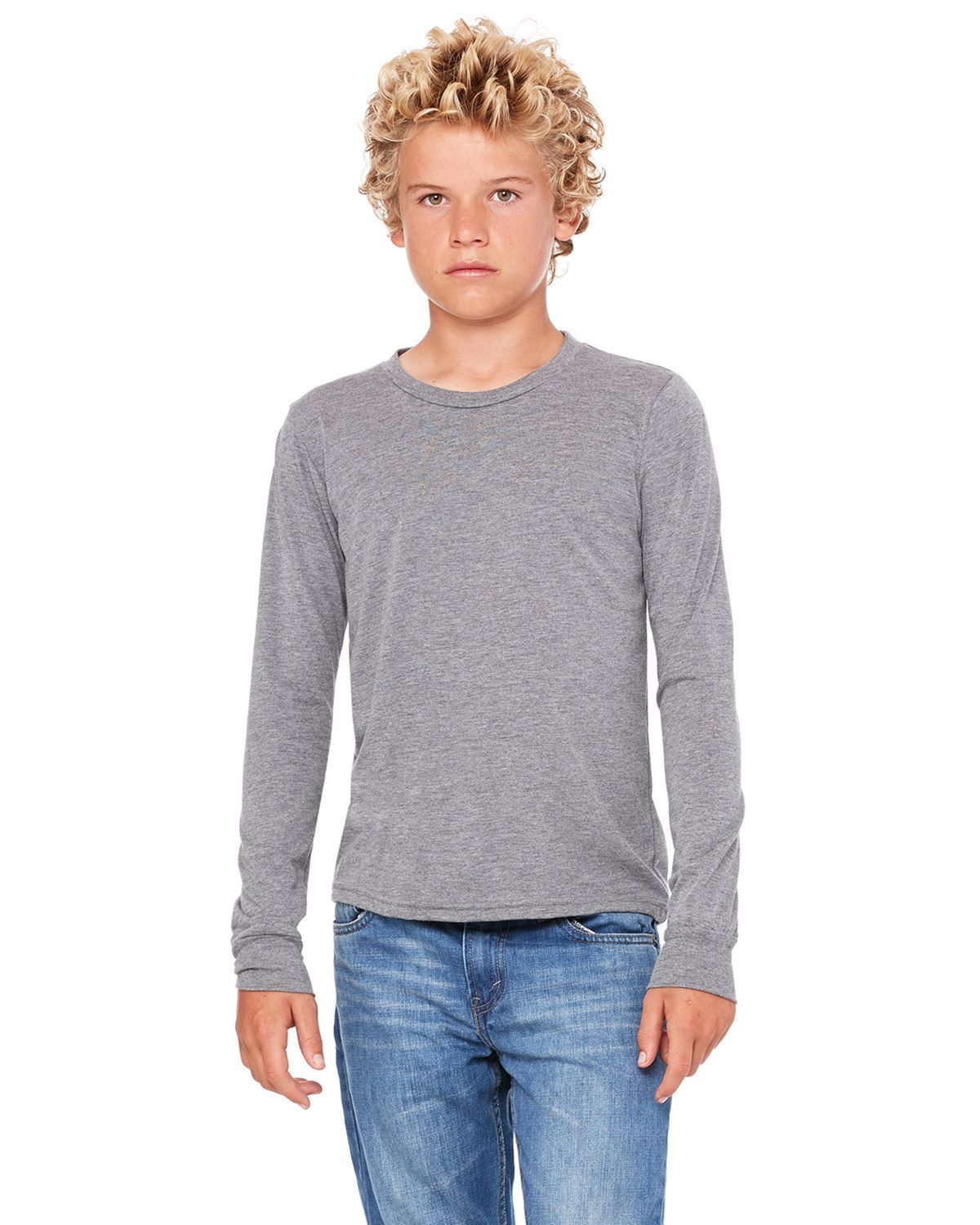 3501Y Bella + Canvas Youth Boys & Girls Long-Sleeve T-Shirt 3501Y Bella + Canvas Youth Boys & Girls Long-Sleeve T-Shirt