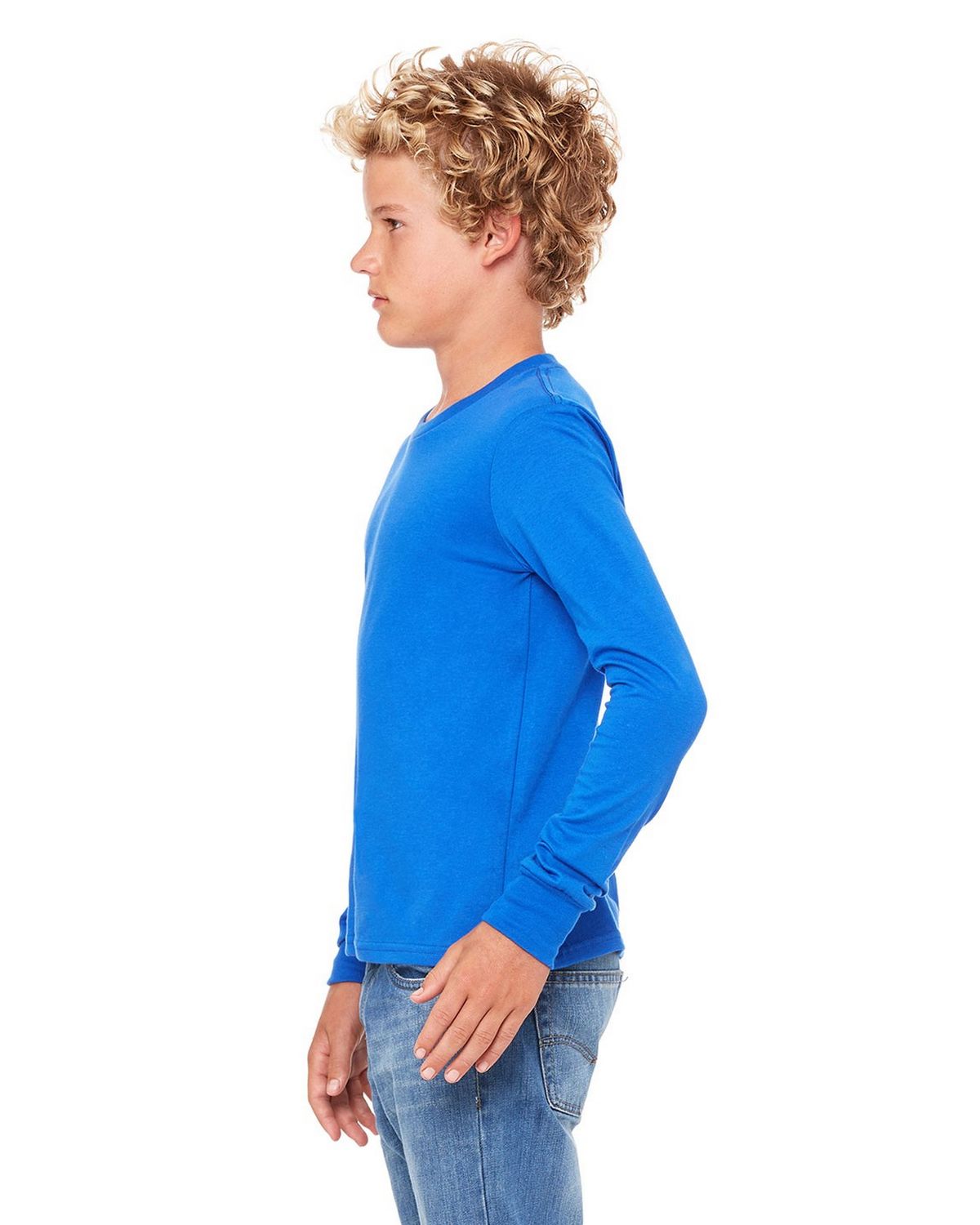 3501Y Bella + Canvas Youth Boys & Girls Long-Sleeve T-Shirt - Siide Image