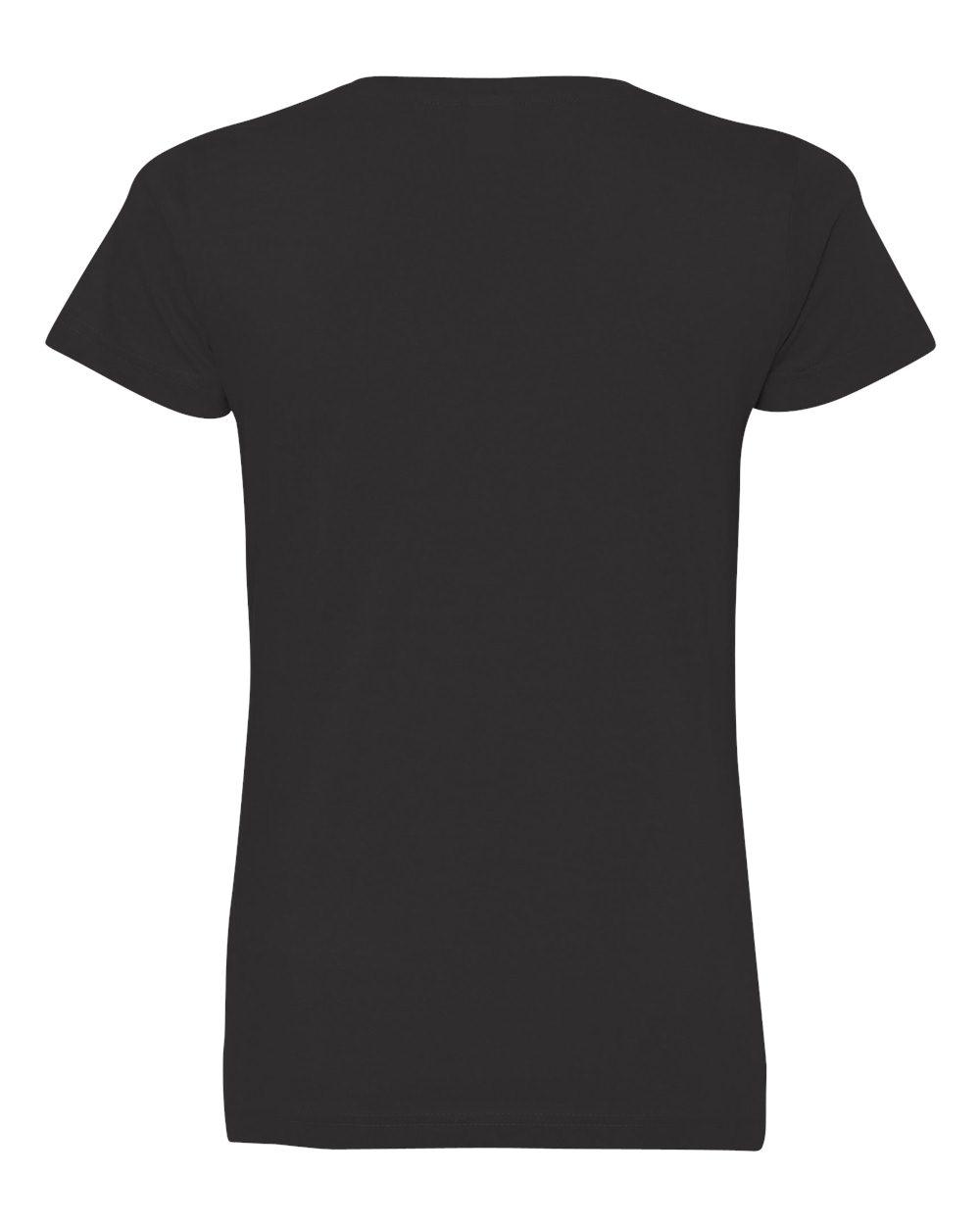 3507 LAT Womens V-Neck Fine Jersey Tee 3507 LAT Womens V-Neck Fine Jersey Tee - Back Image