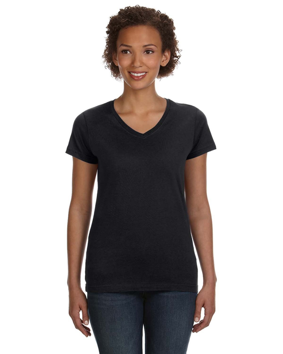 3507 LAT Womens V-Neck Fine Jersey Tee 3507 LAT Womens V-Neck Fine Jersey Tee