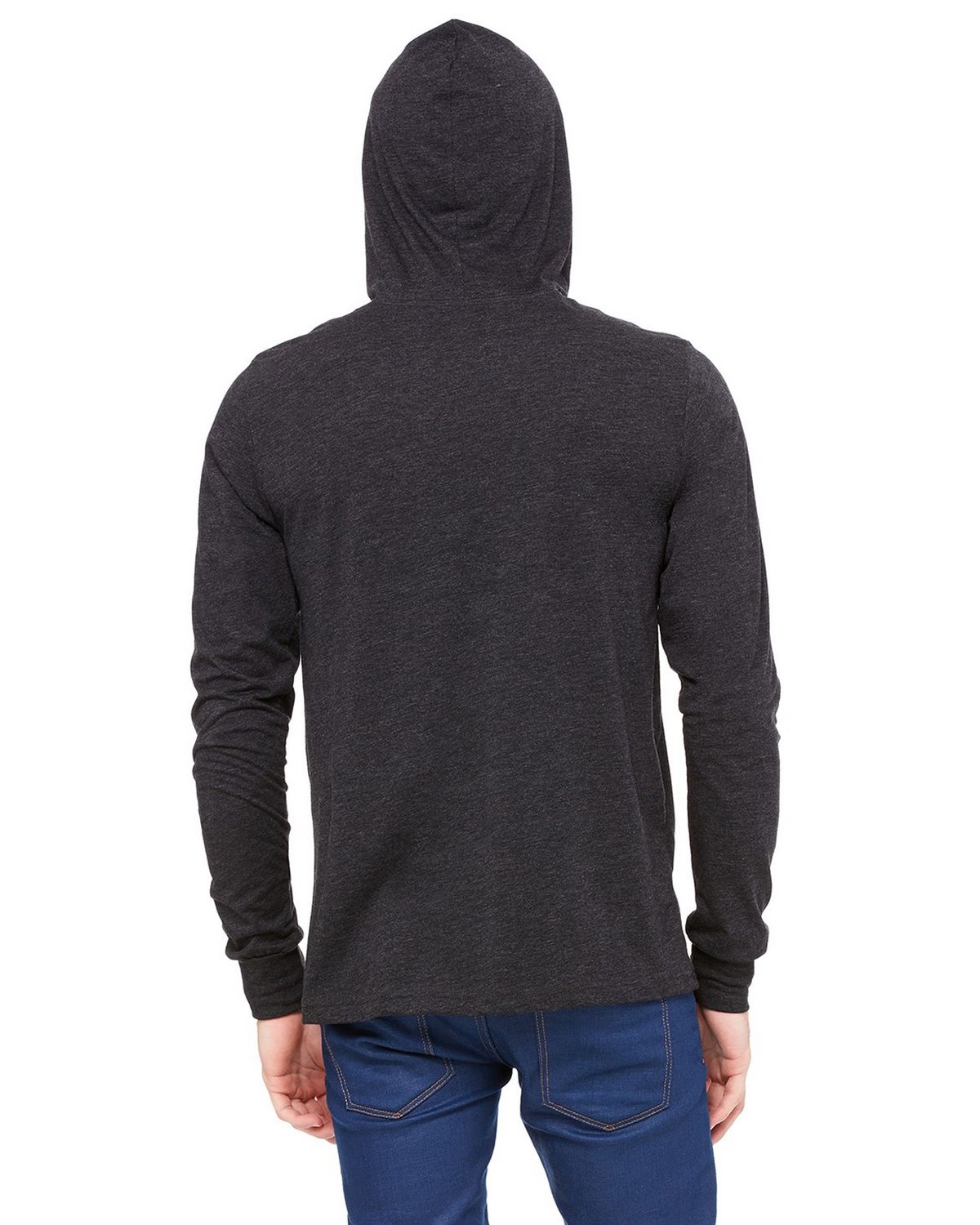 3512 Bella + Canvas Unisex Long-Sleeve Hoodie - Back Image