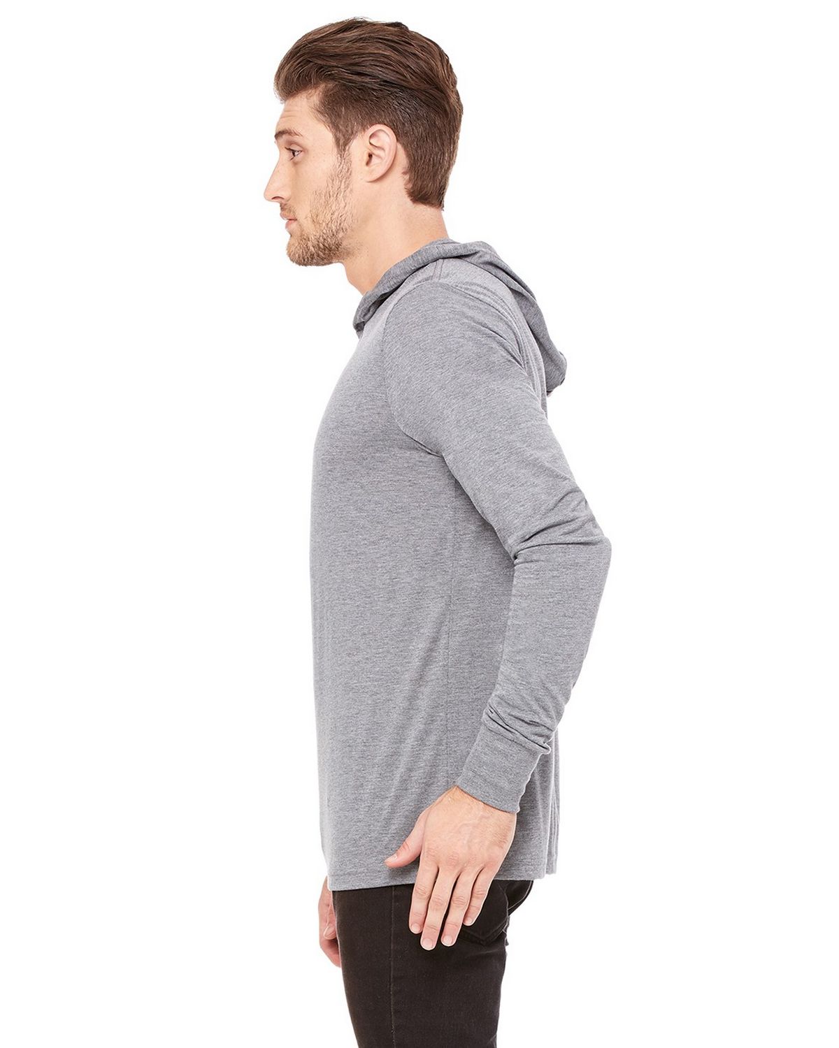 3512 Bella + Canvas Unisex Long-Sleeve Hoodie 3512 Bella + Canvas Unisex Long-Sleeve Hoodie - Siide Image