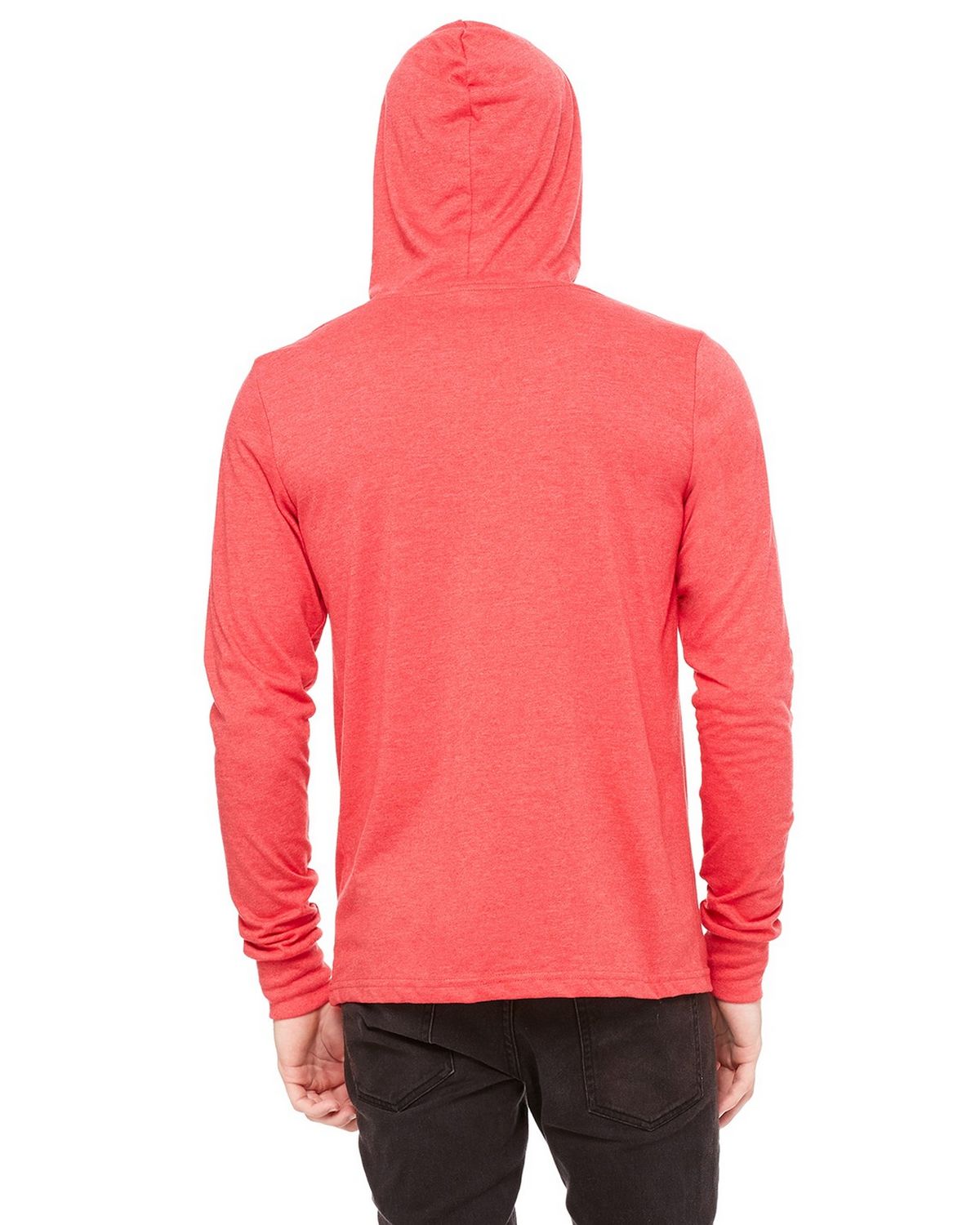 3512 Bella + Canvas Unisex Long-Sleeve Hoodie - Back Image