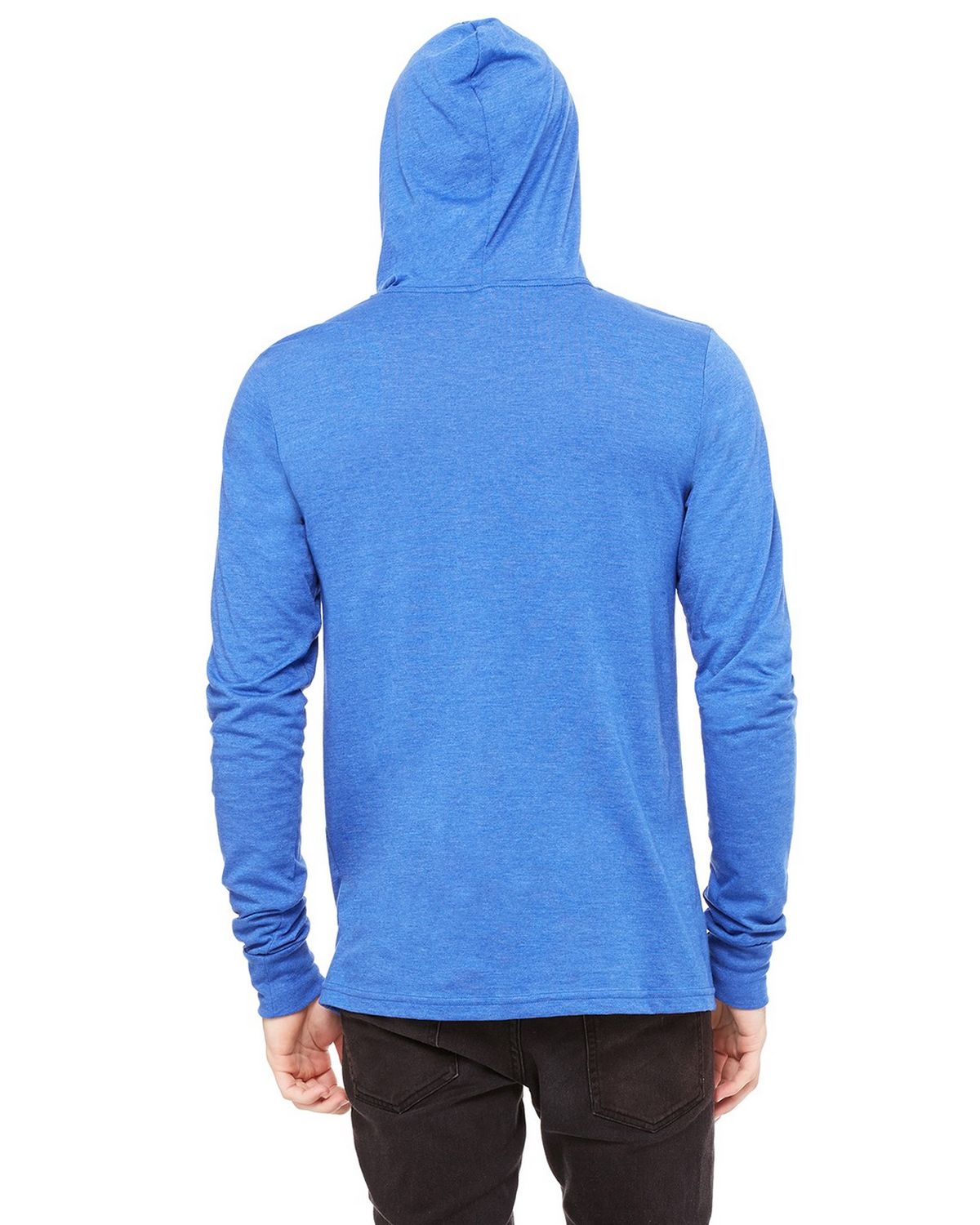3512 Bella + Canvas Unisex Long-Sleeve Hoodie - Back Image