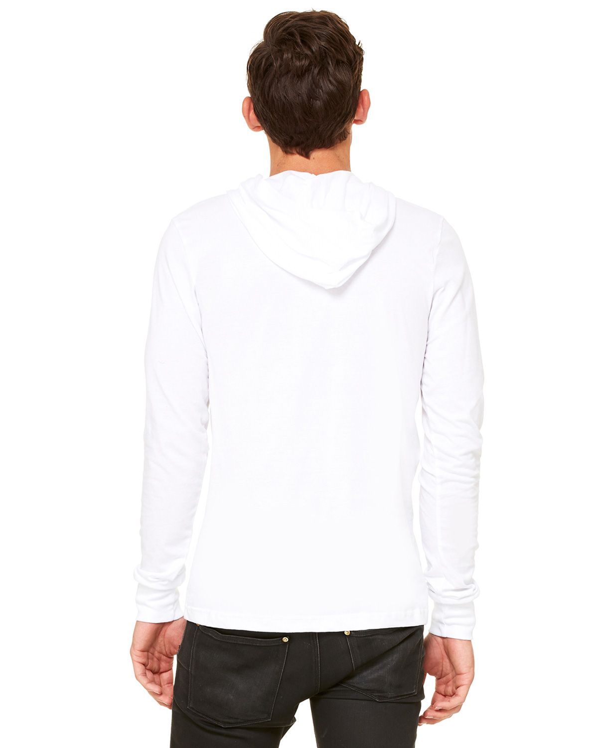 3512 Bella + Canvas Unisex Long-Sleeve Hoodie - Back Image