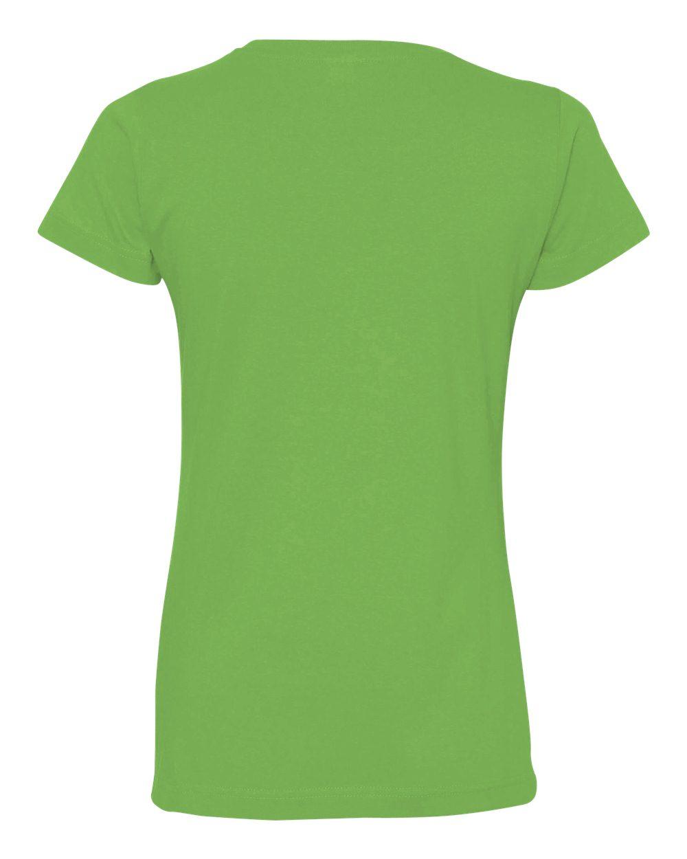 3516 LAT Womens Fine Jersey Tee - Back Image