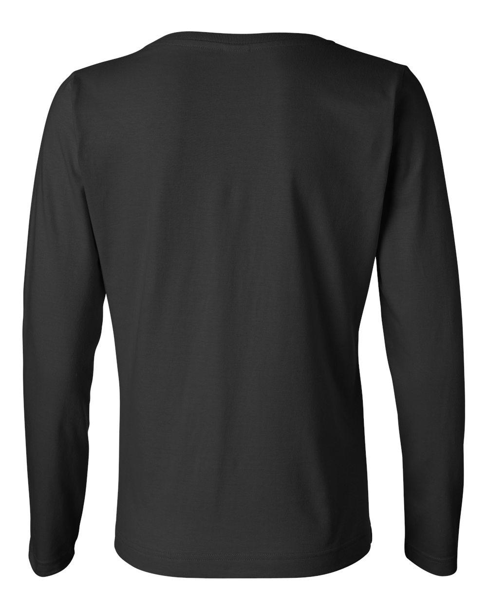 3588 LAT Womens Long Sleeve Premium Jersey Tee 3588 LAT Womens Long Sleeve Premium Jersey Tee - Back Image