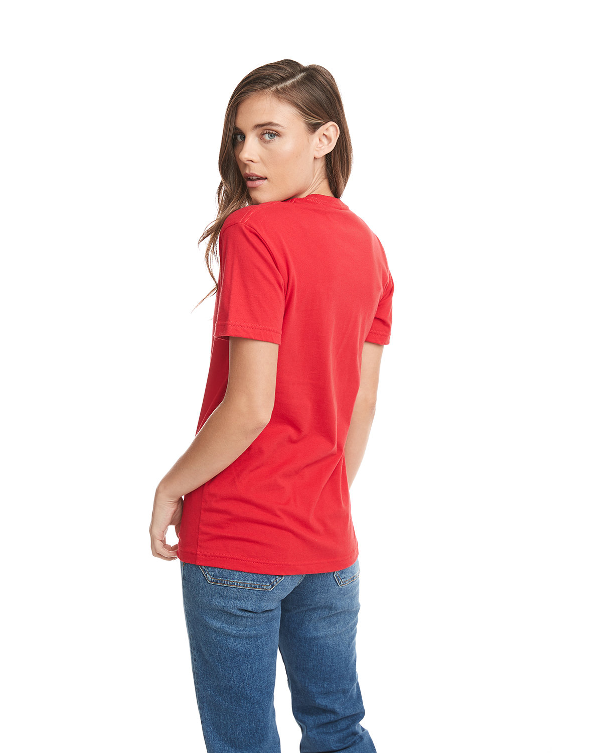 3600 Next Level Apparel Unisex 100% Cotton T-Shirt - Back Image