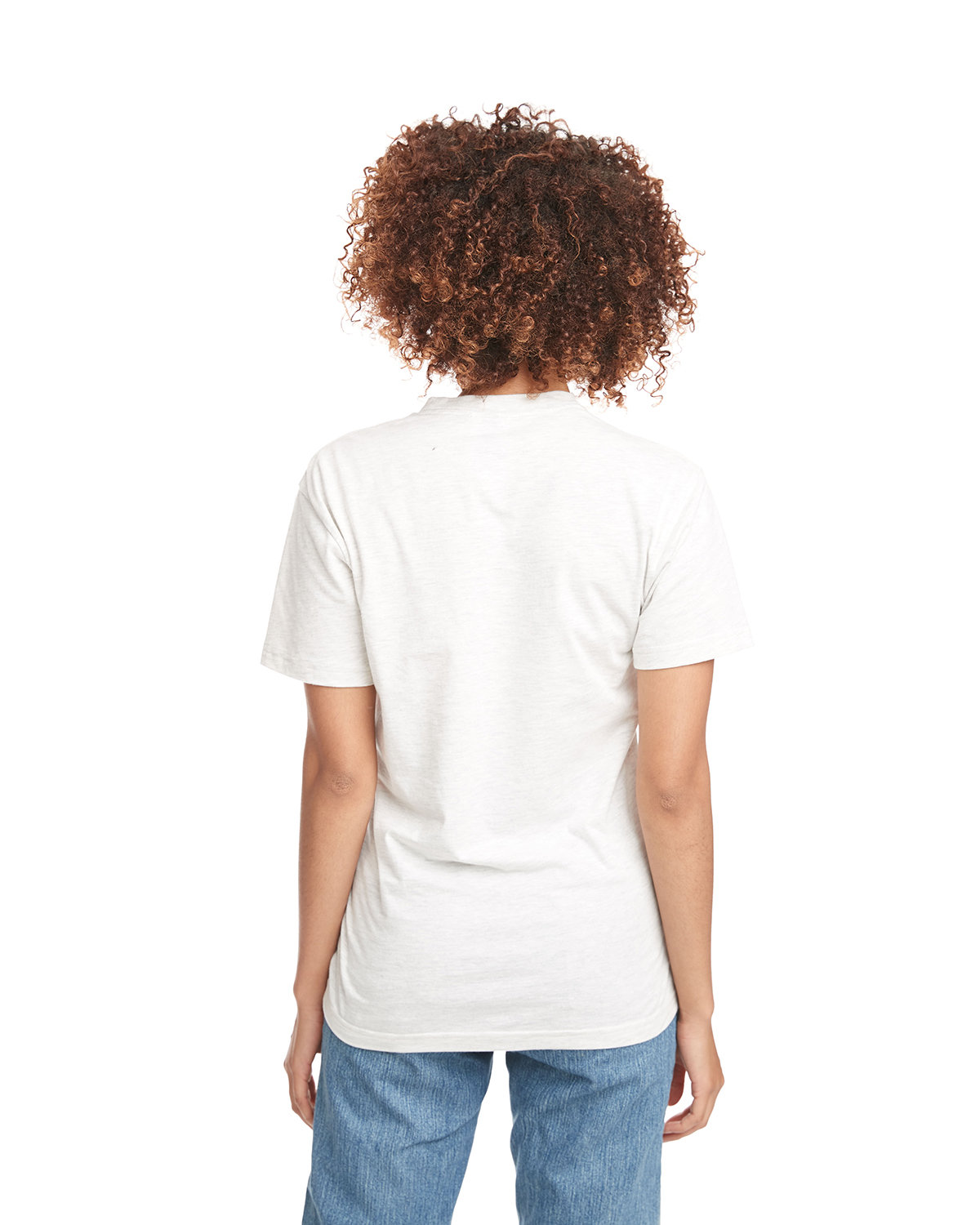 3600 Next Level Apparel Unisex 100% Cotton T-Shirt - Back Image