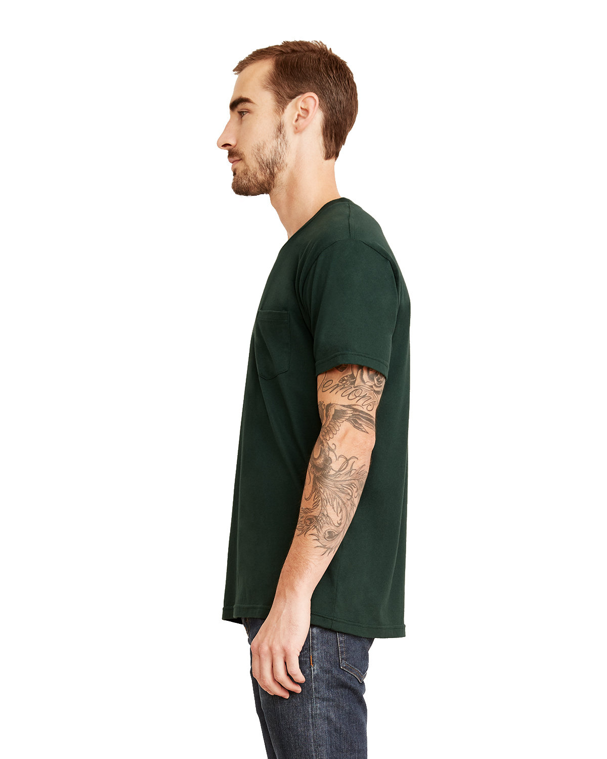 3605 Next Level Unisex Pocket Crew - Siide Image