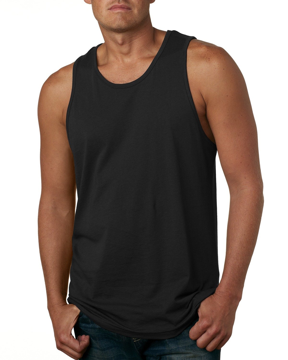3633 Next Level Mens Cotton Tank Zoom Image